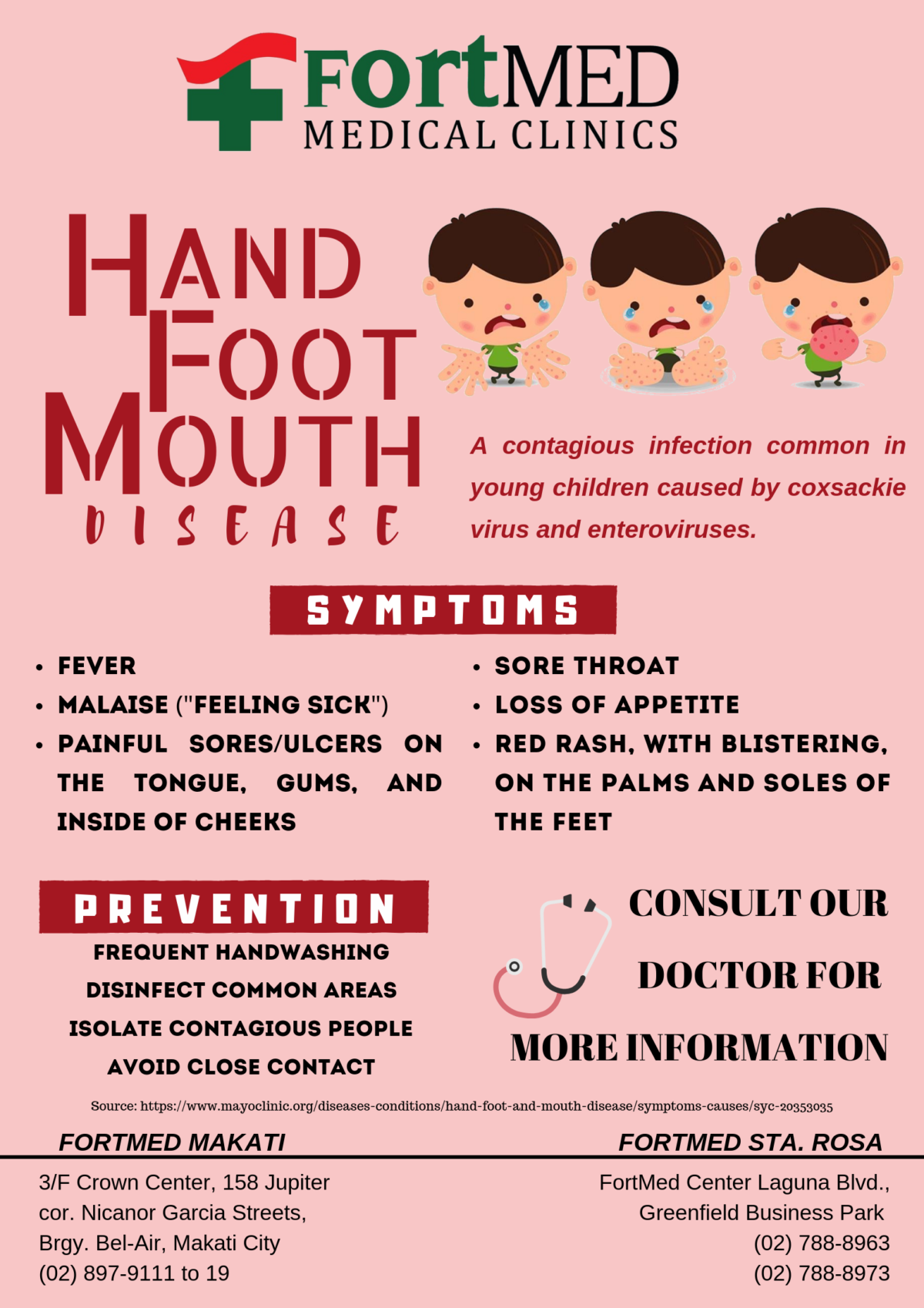 Hand Foot And Mouth Disease Poster Hfmd Symptoms And Prevention Sexiz Pix